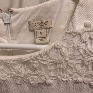 Jcrew White Lace Dress